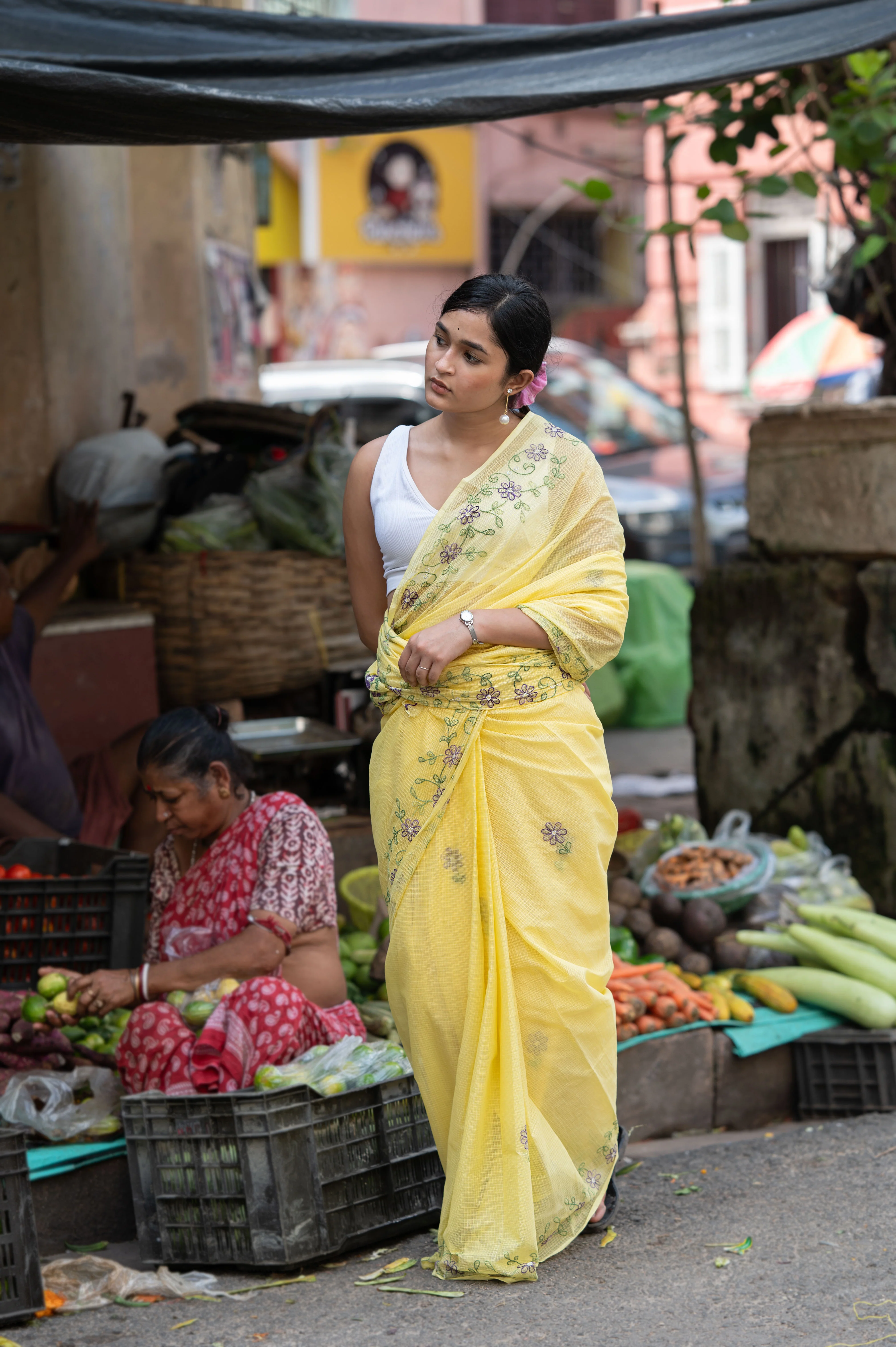 Heritage Block Printed Cotton Sarees – Kaisori